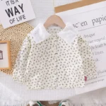 Ensemble Fille Rose Fleur Brodée – Image 3