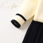 Ensemble Fille Sailor Chic – Jaune & Bleu Marine – Image 4