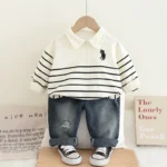 Ensemble Polo Marin Chic – Blanc