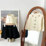 Ensemble Élégance Nœud Noir – Blanc & Noir – Image 2