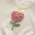 Ensemble Fille “Fleur Magique” – Blanc – Image 4