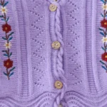 Ensemble Fille Lilas Fleur Brodée – Image 4